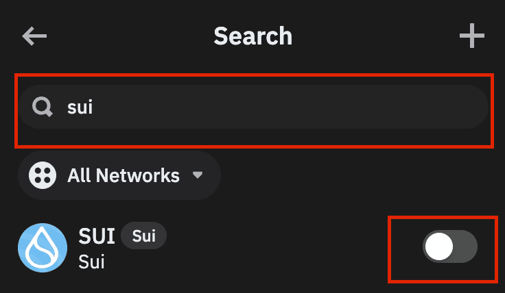Trust Wallet Adding Sui
